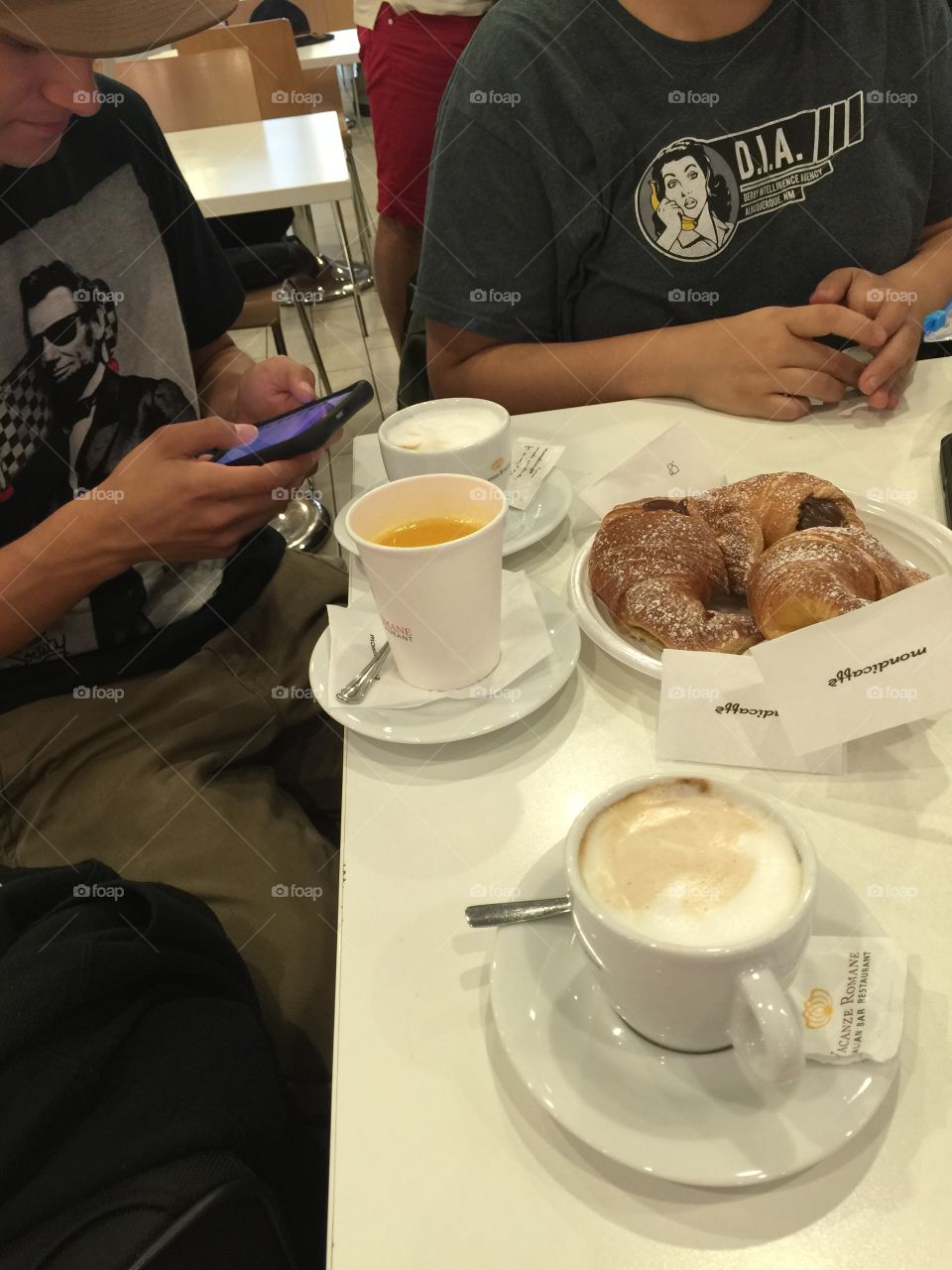Espressos in Rome