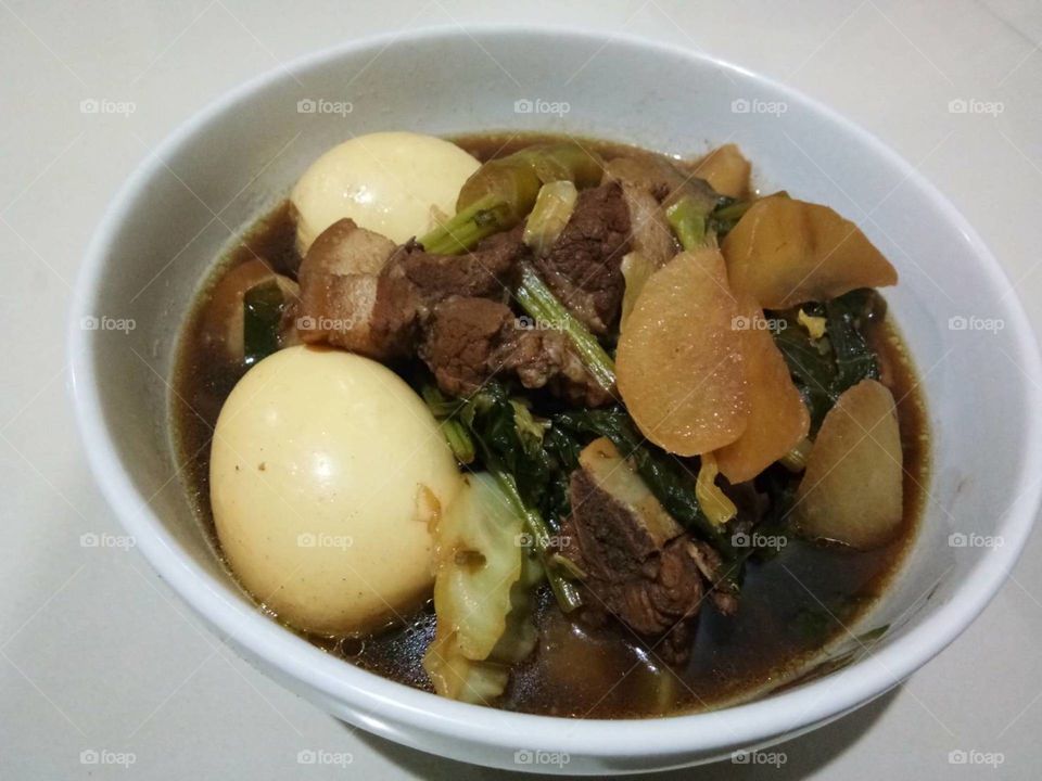 miscellaneous
mixed vegetable soup with pork and egg