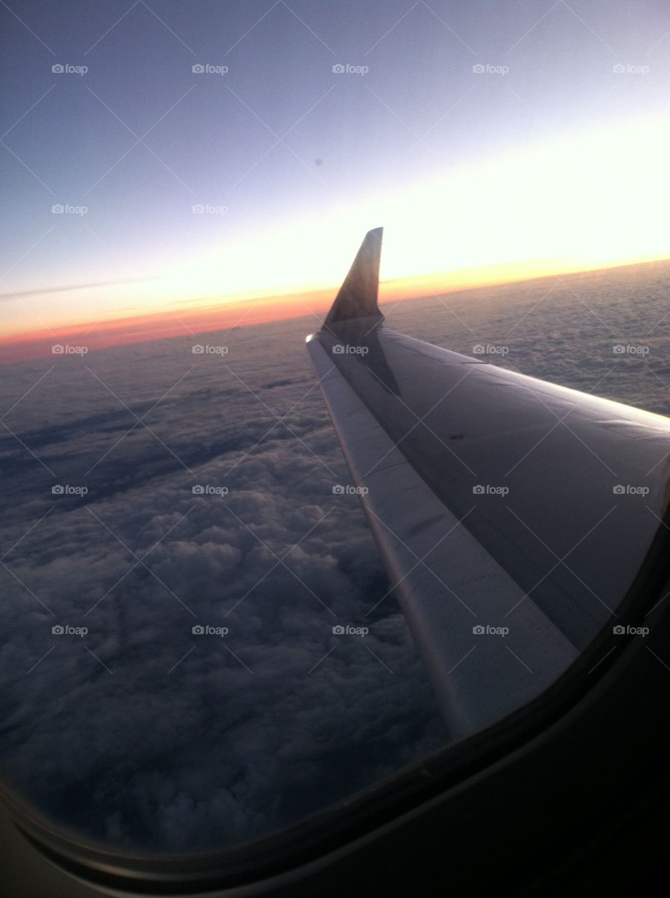 Flying over America