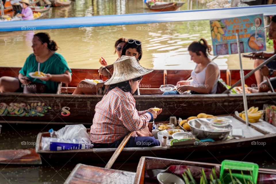 Thailand float market