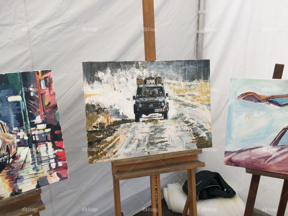 Mercedes painting 