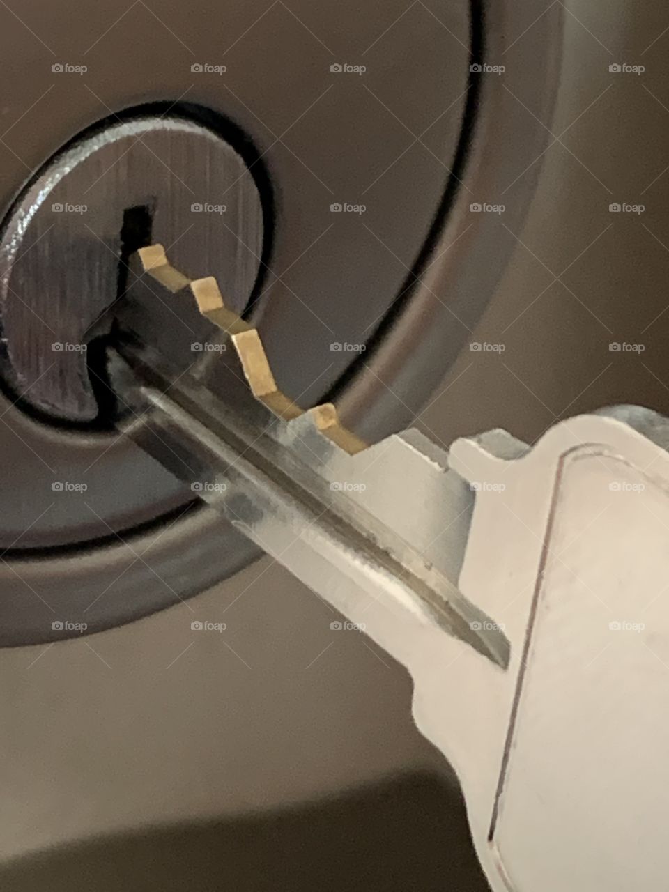 World in macro key and lock 