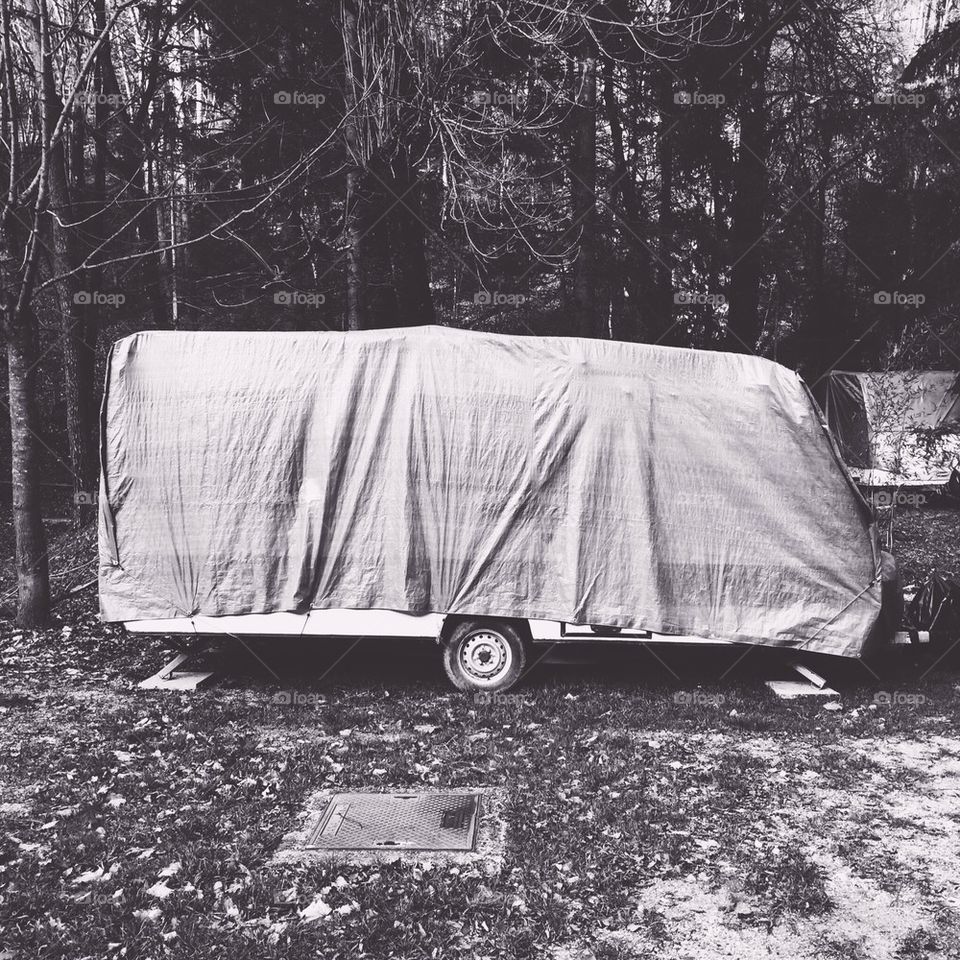 Camping trailer - out of season