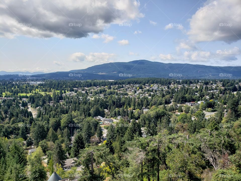 Overlooking Nanaimo City