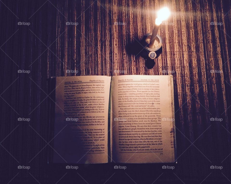 Book and light