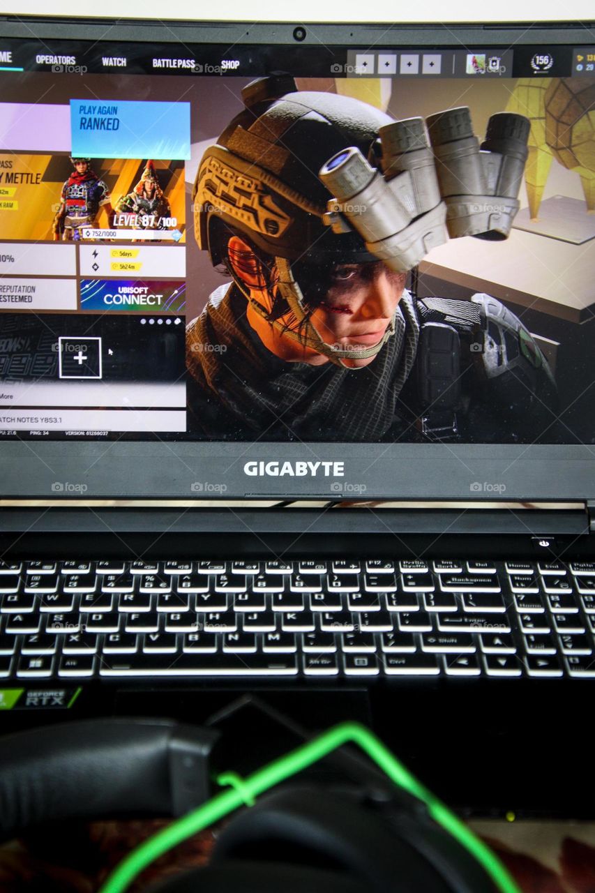 Rainbow Six Siege on a screen