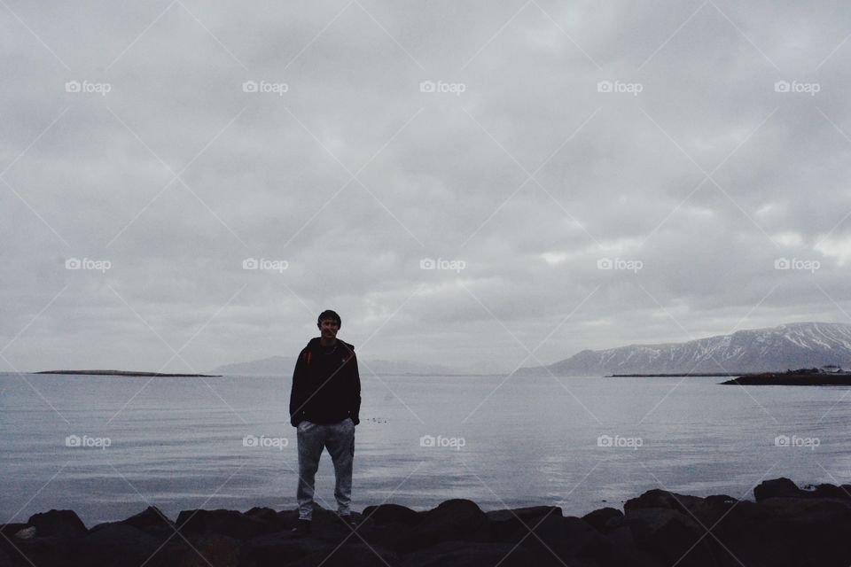 Water, Landscape, Sea, Beach, Fog