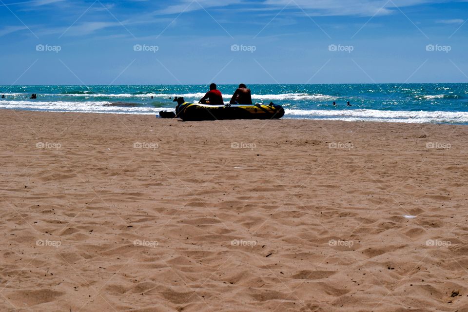 Chillin' on the beach