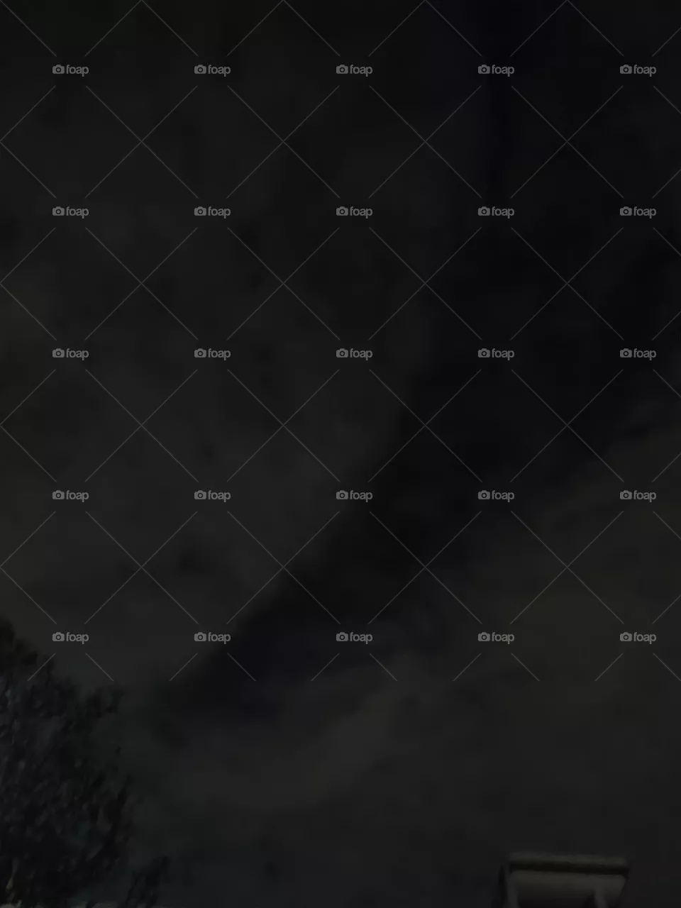 clouds in the night.