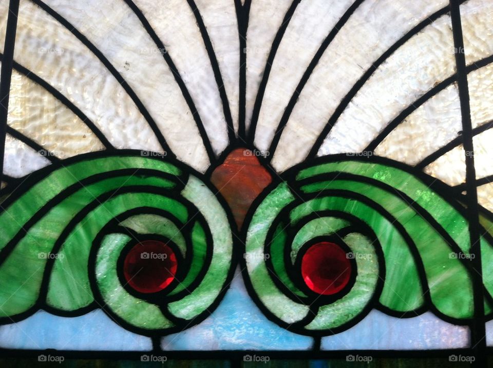 Close up stain glass series