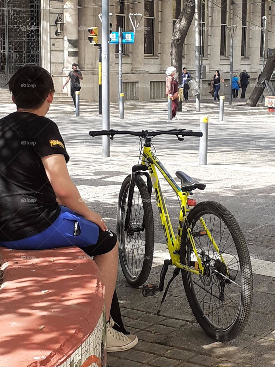 un descanso para luego salir con la bici