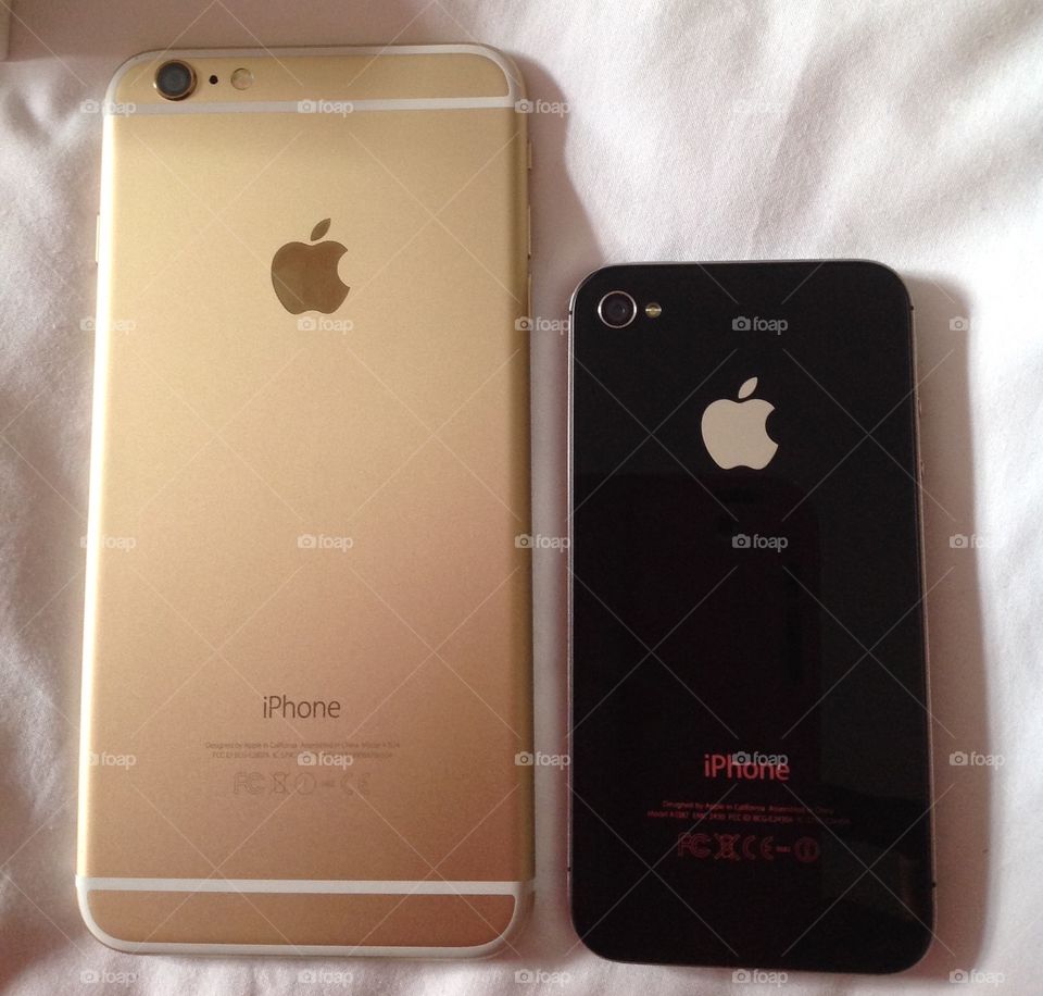 iPhone 4s and 6plus
