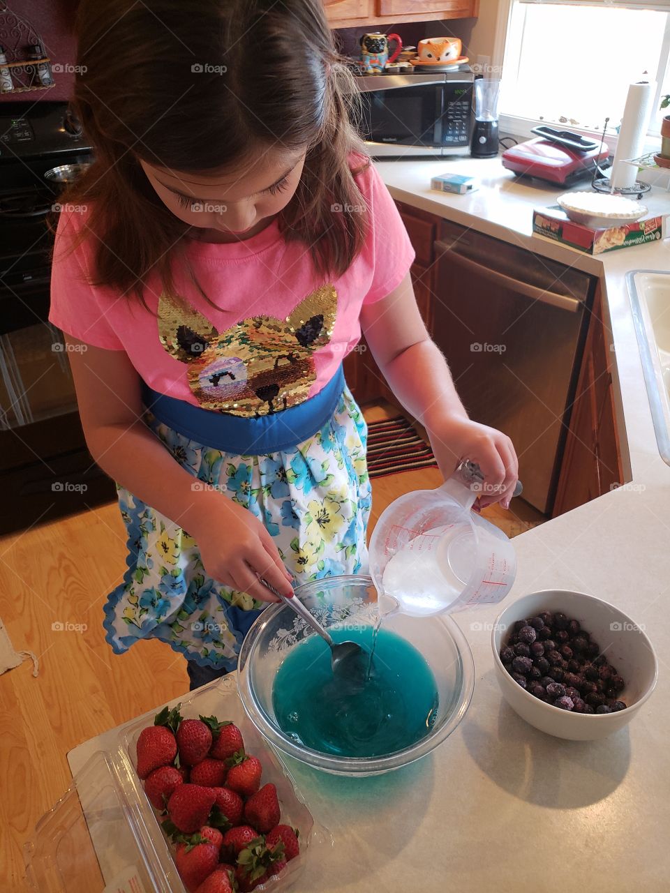 stirring desert dish