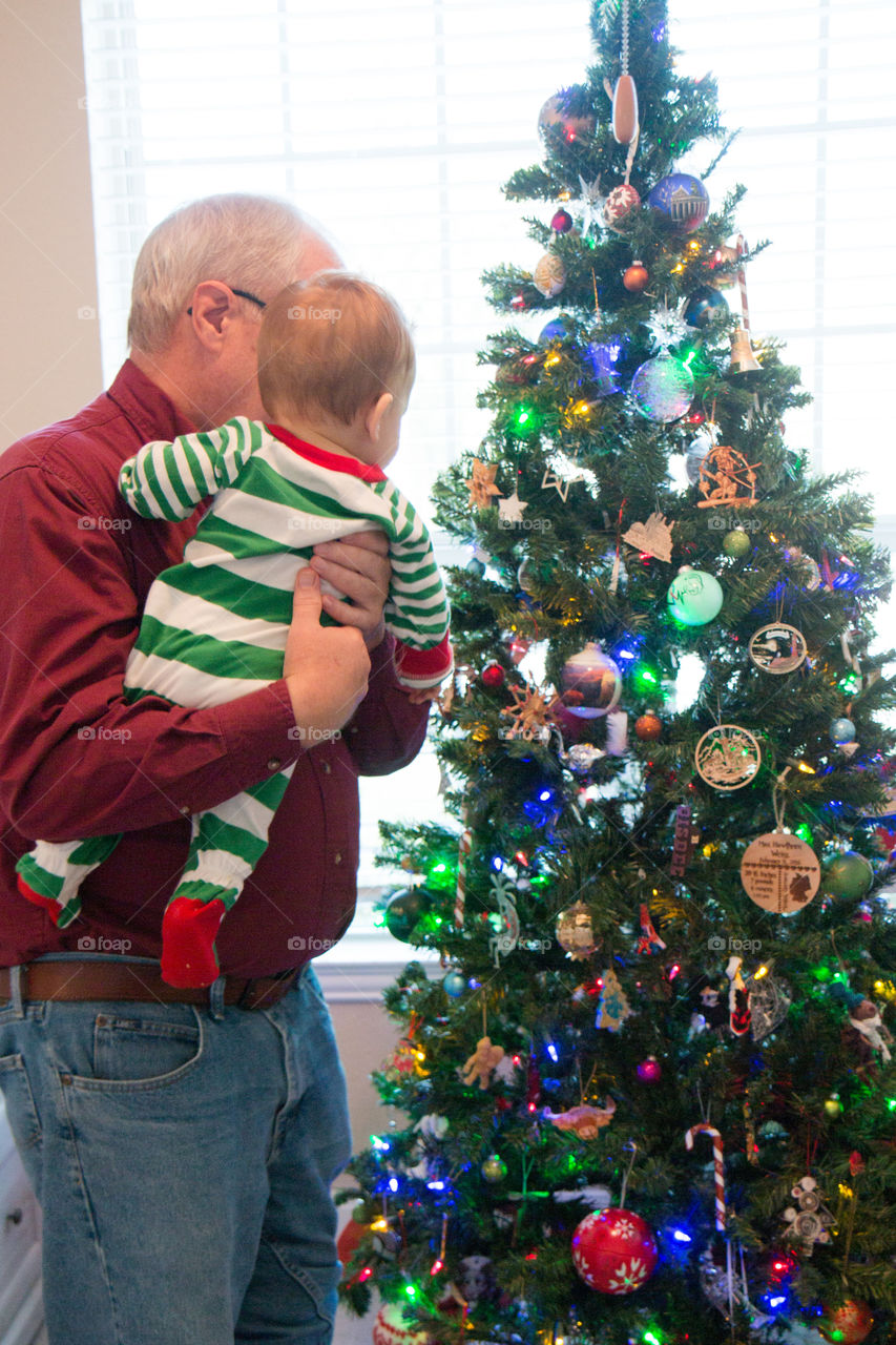 Baby and grandpa 