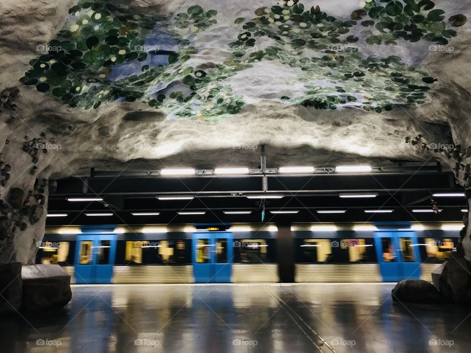 metro station in Stockholm