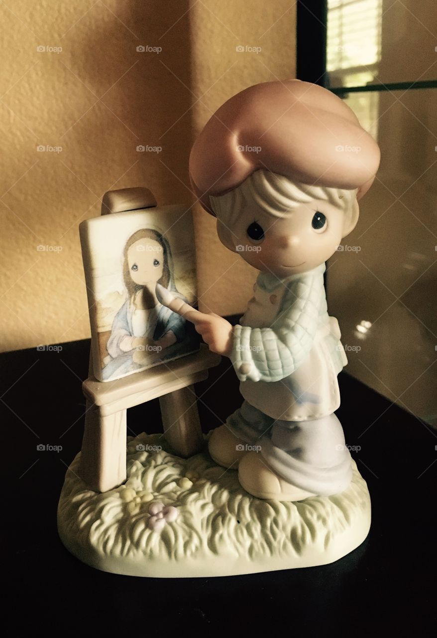 Mona lisa precious moments