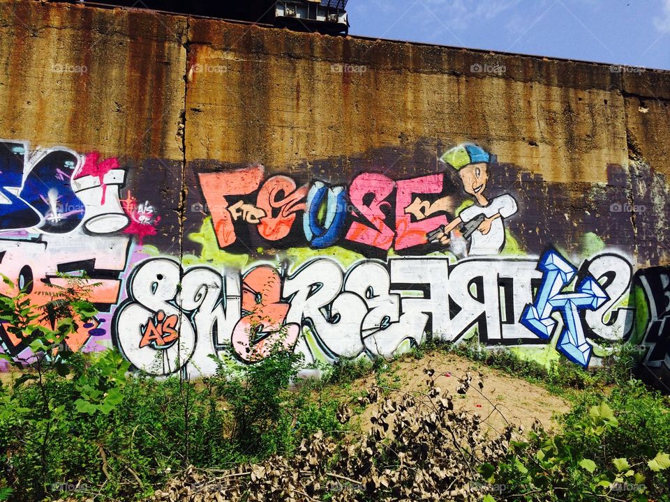 Graffiti, Vandalism, Spray, Wall, Street