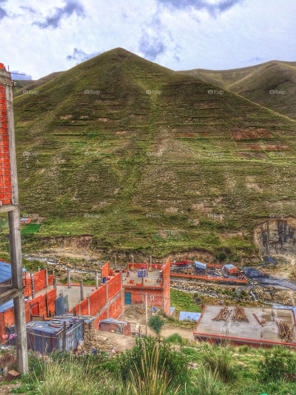 A view of the Andes in Bolivia