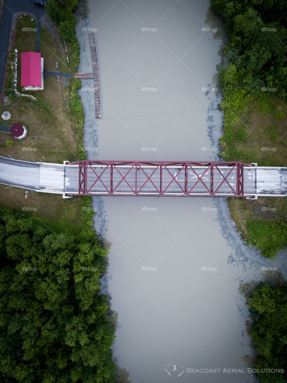 Steel bridge over the milky way