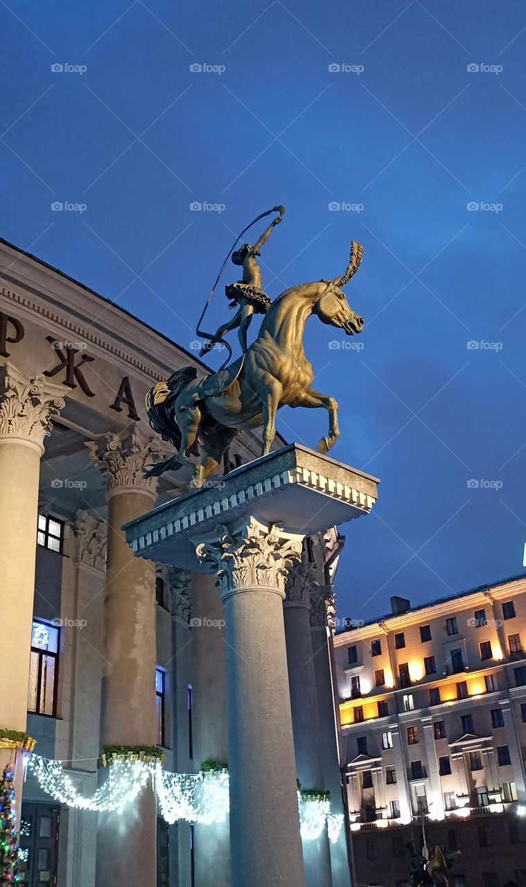 beautiful night windows light street view Christmas time