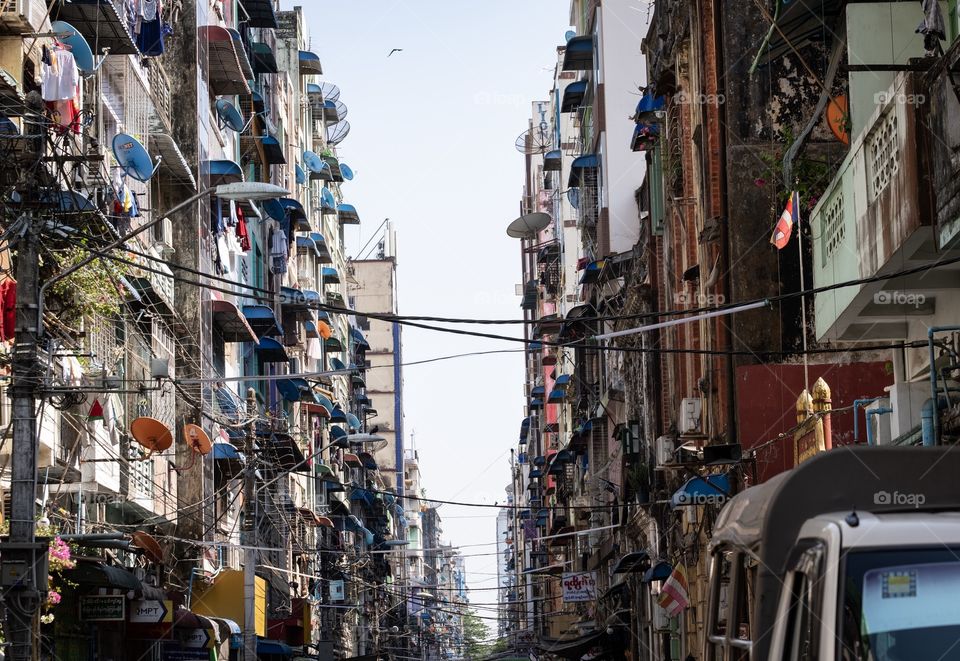 Myanmar , Big city life