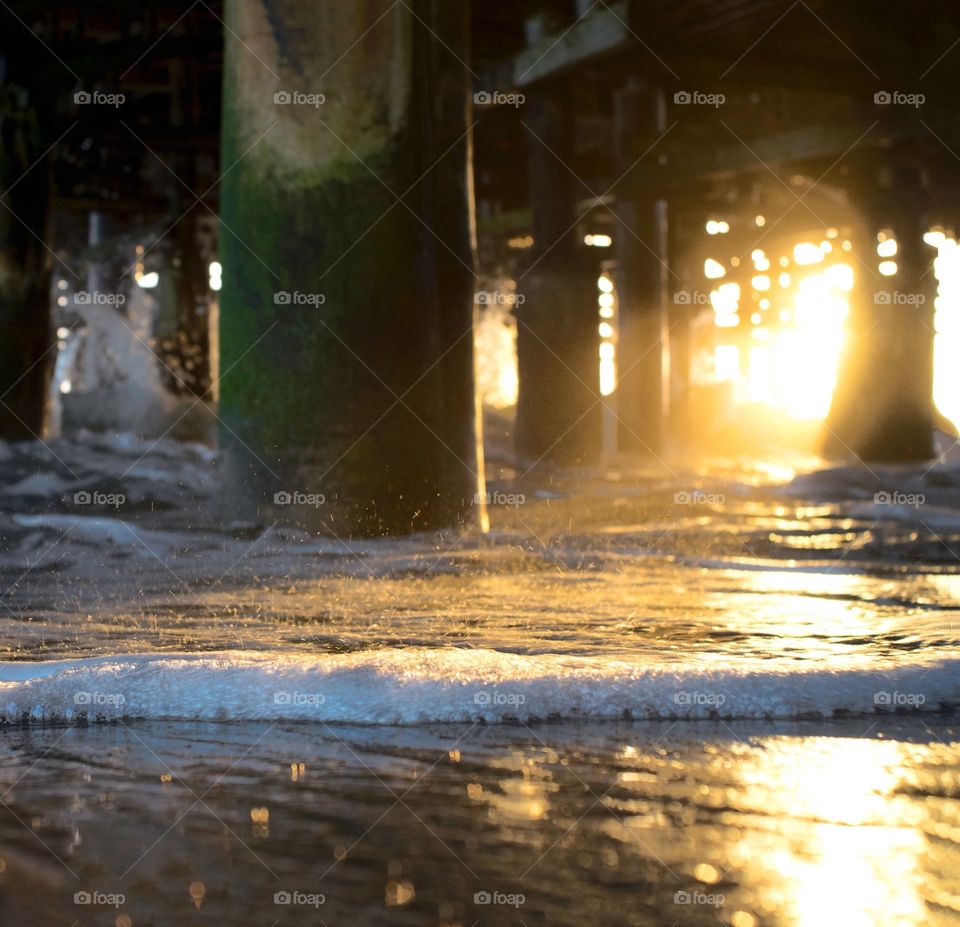 Water, Light, Sunset, No Person, Travel