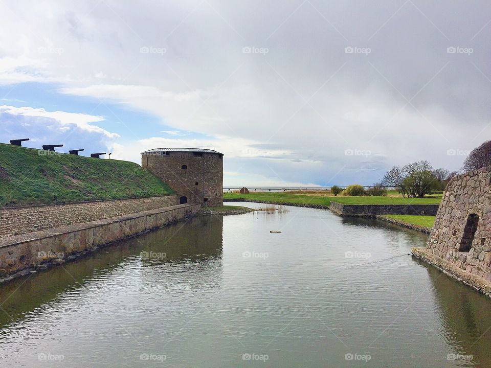 Water, River, Bridge, Landscape, Architecture