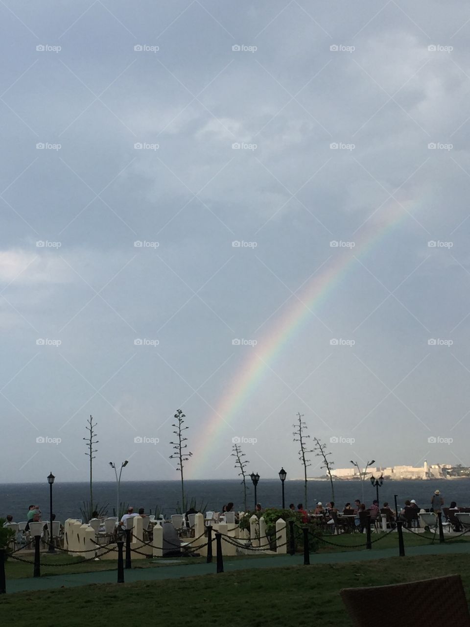 Rainbow on the Malecon - La Havana - May 2017