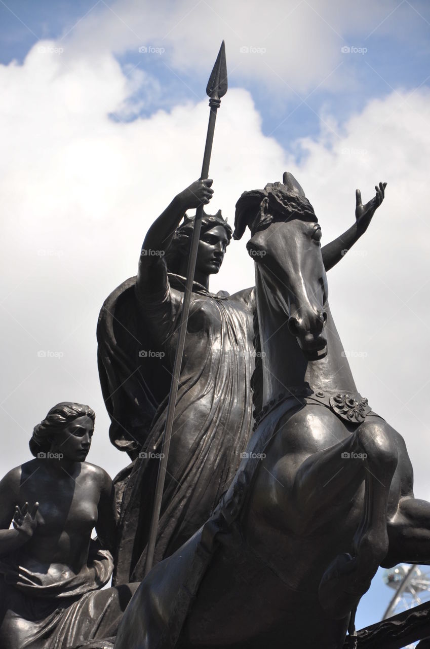 Statue of Boudicca (Boadicea) London