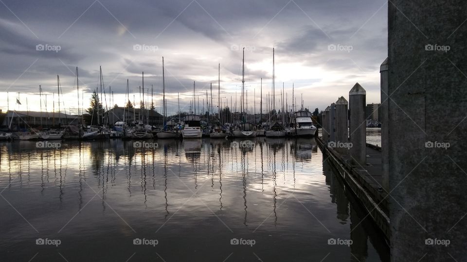 Sunrise in Olympia Washington