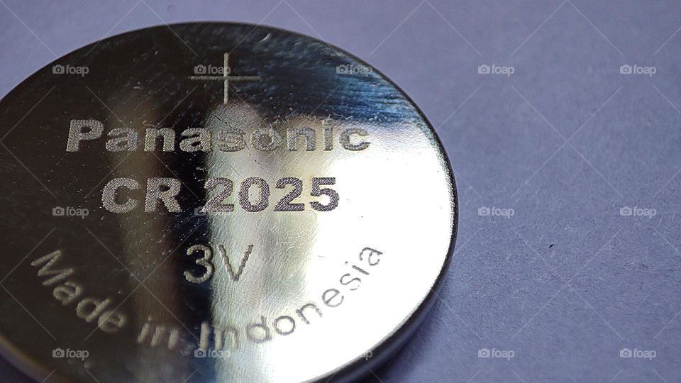 Button cell made with stainless-steel, made in Indonesia, CR2025 3V Button Cell