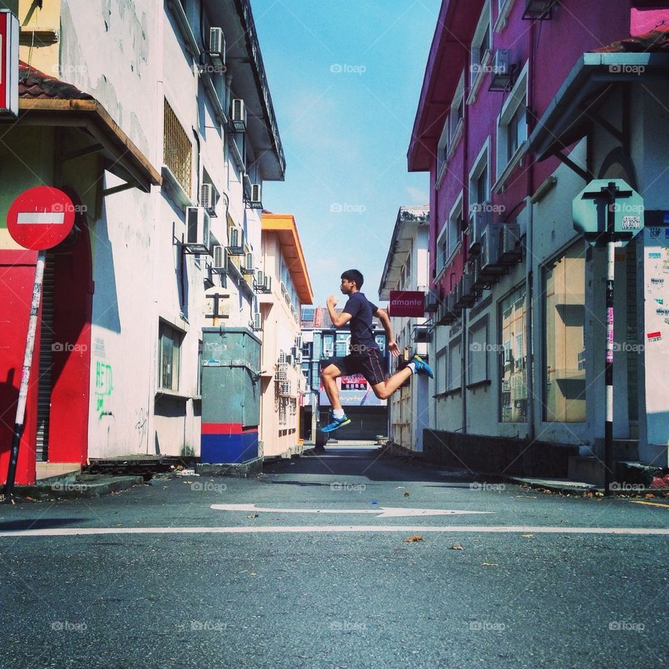 Running in a ghost town