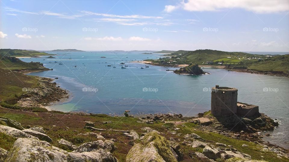 Cromwell’s castle on Tresco, Isles of Scilly