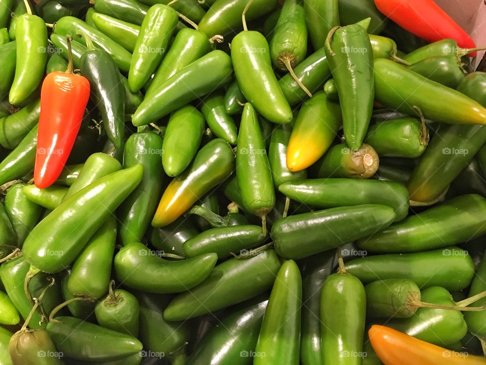 Green peppers