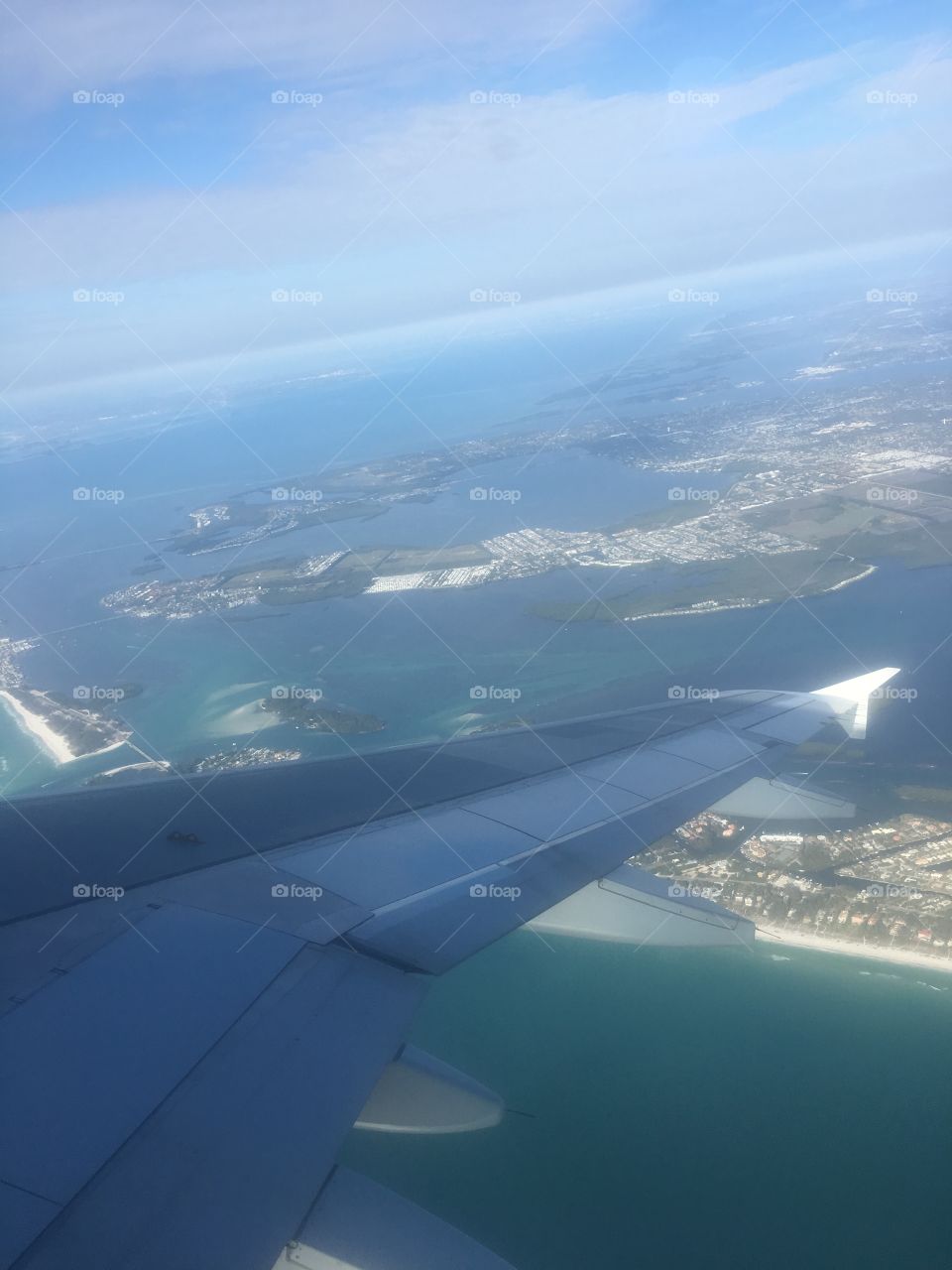 Flying above Florida 