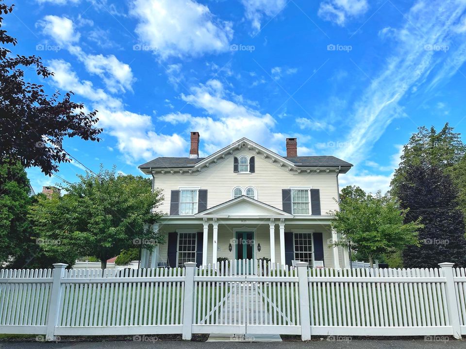 Historic house in New England 