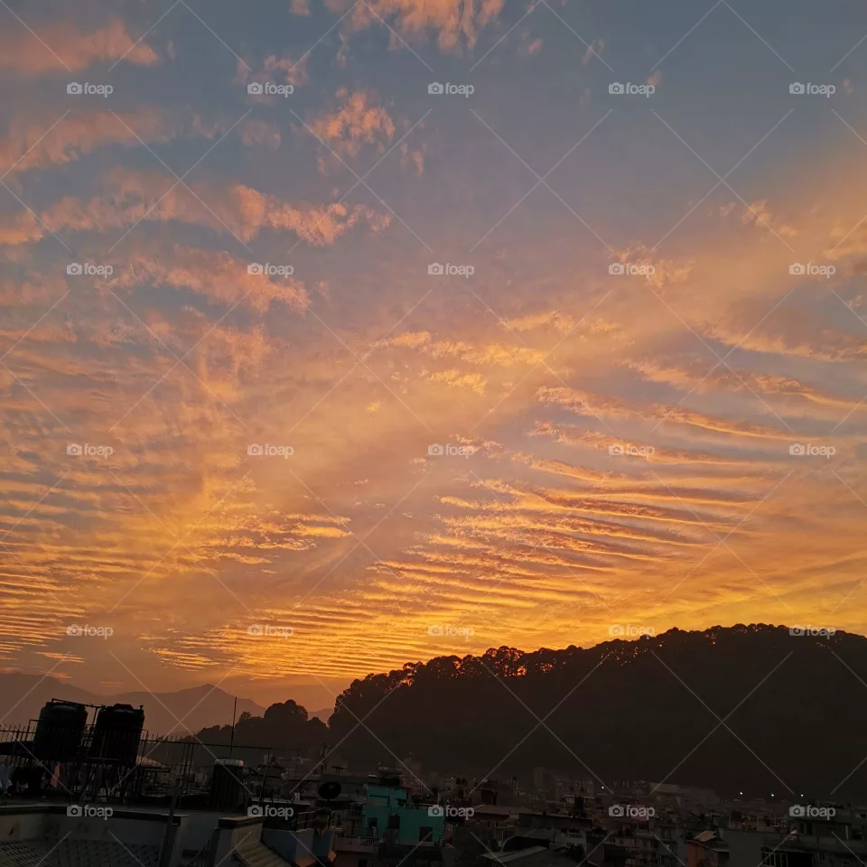 Sunsets and sky