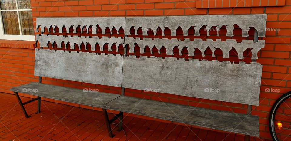 take a sit under the birds