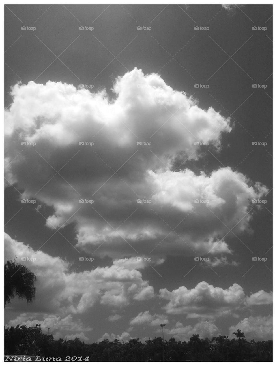 b&w clouds