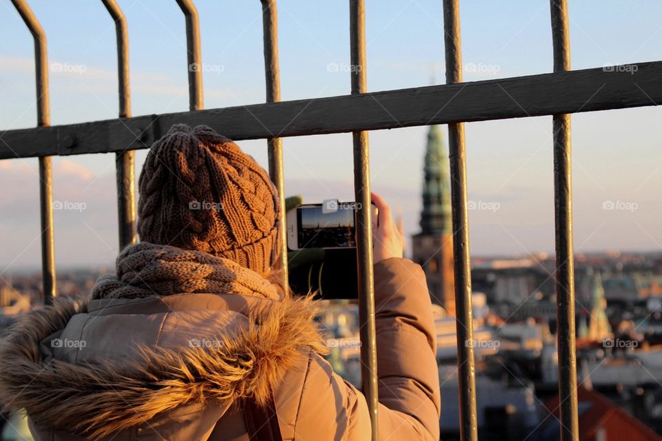 Photographing Copenhagen view
