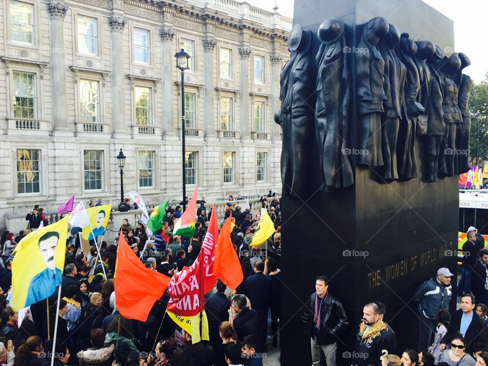 Manifestation in London 