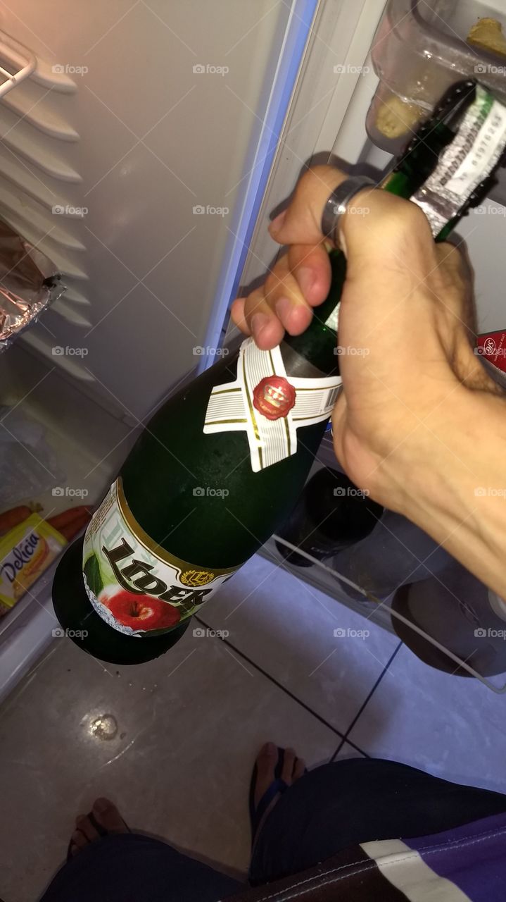 wine in the freezer