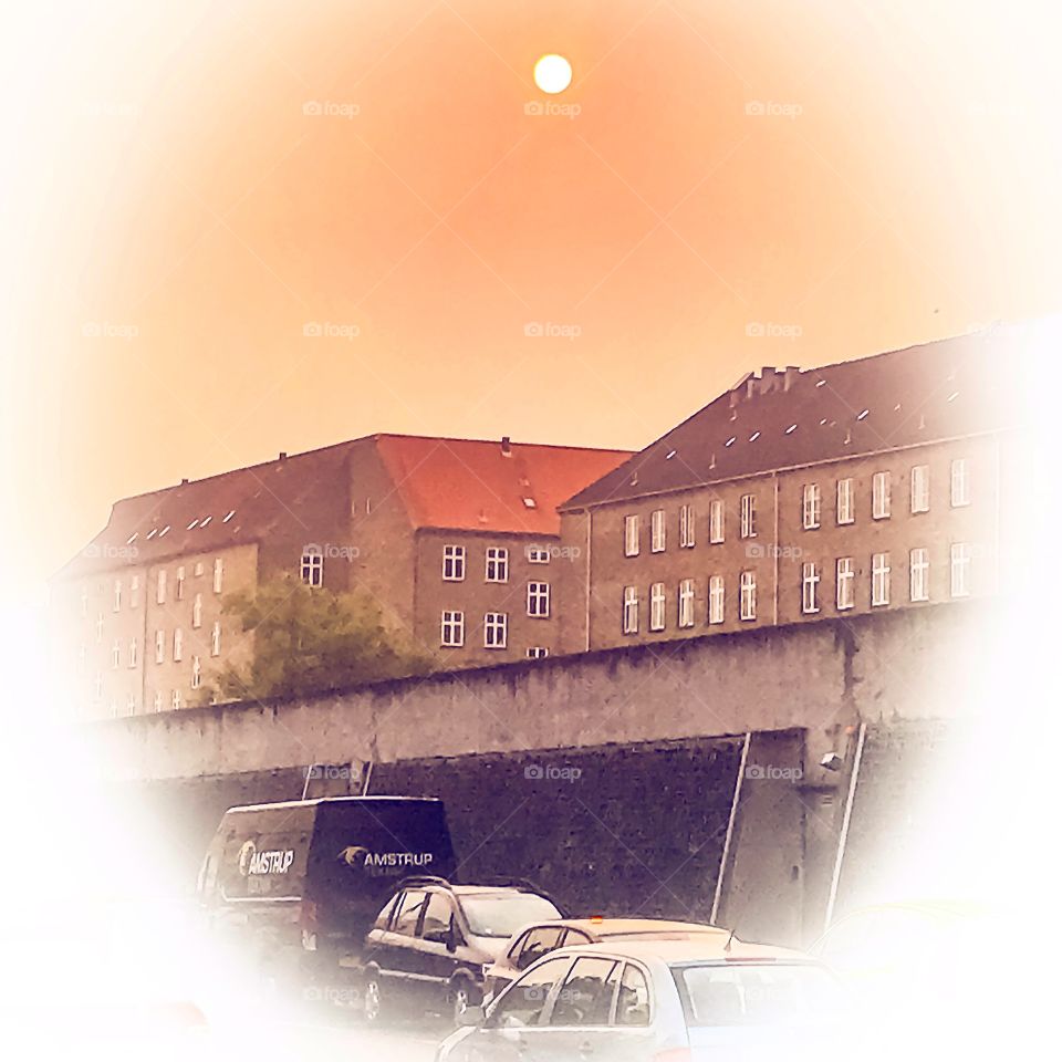 Red Sun over Copenhagen 