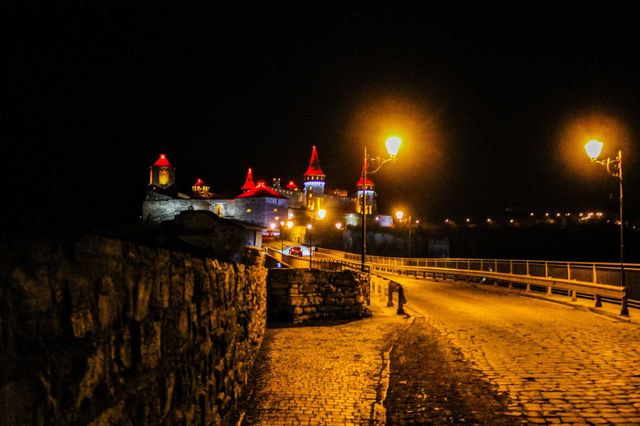 Castle. Illumination.