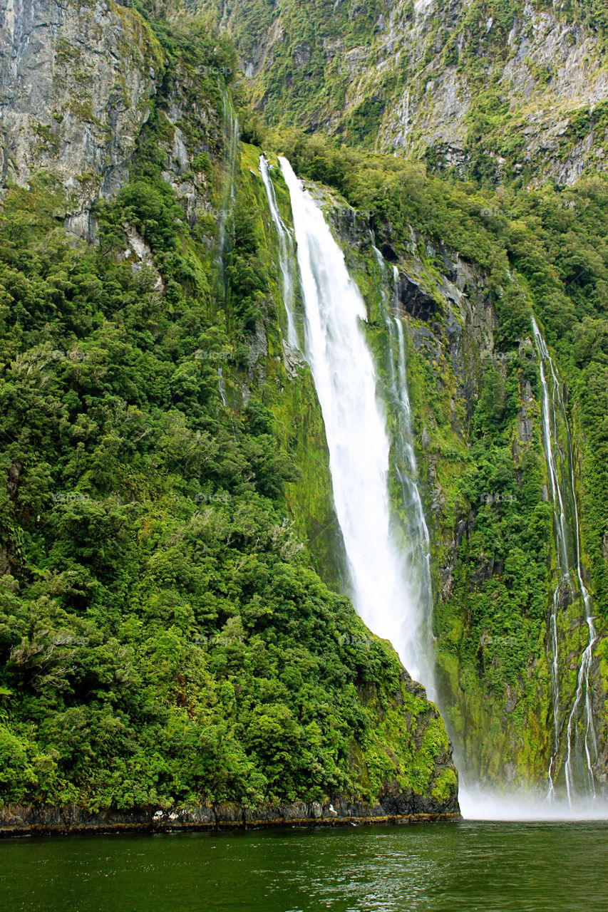 Beautiful waterfall in the forest