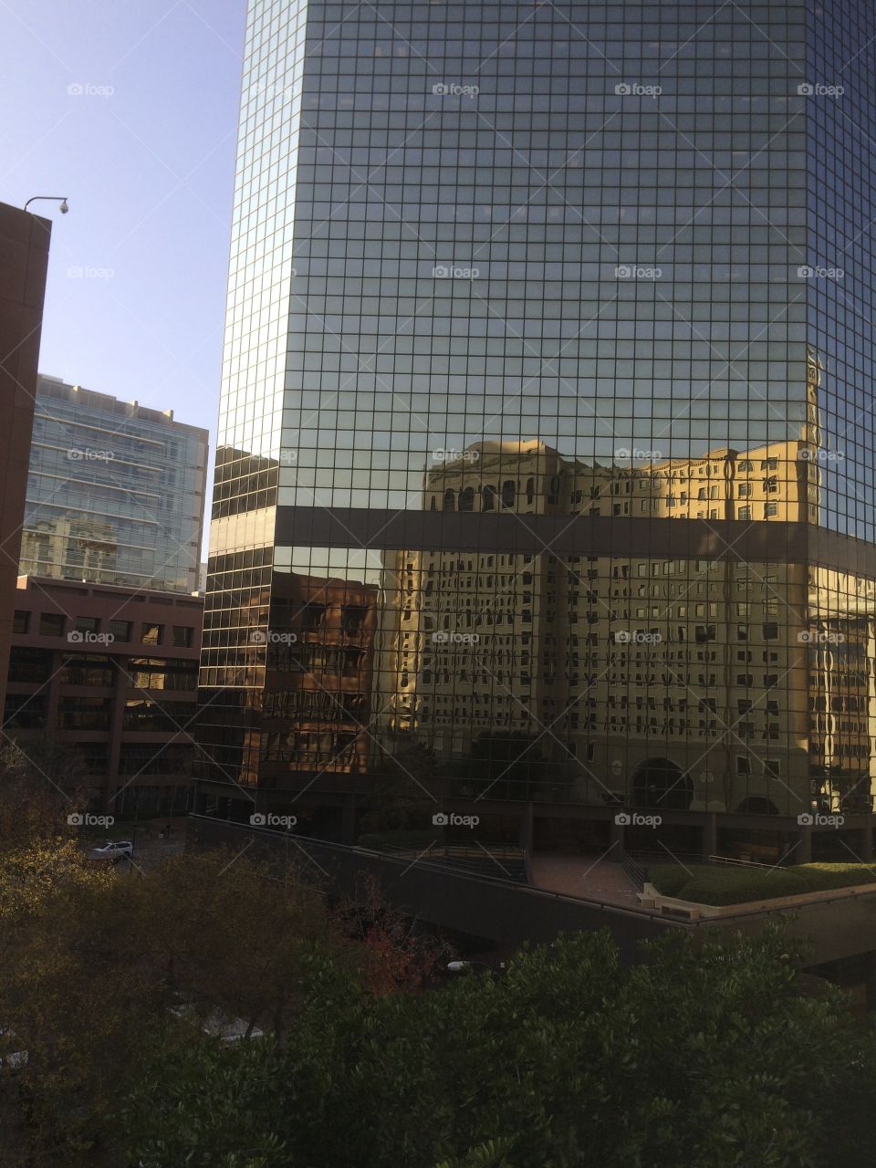 Hotel Reflection. Reflection of our hotel, California