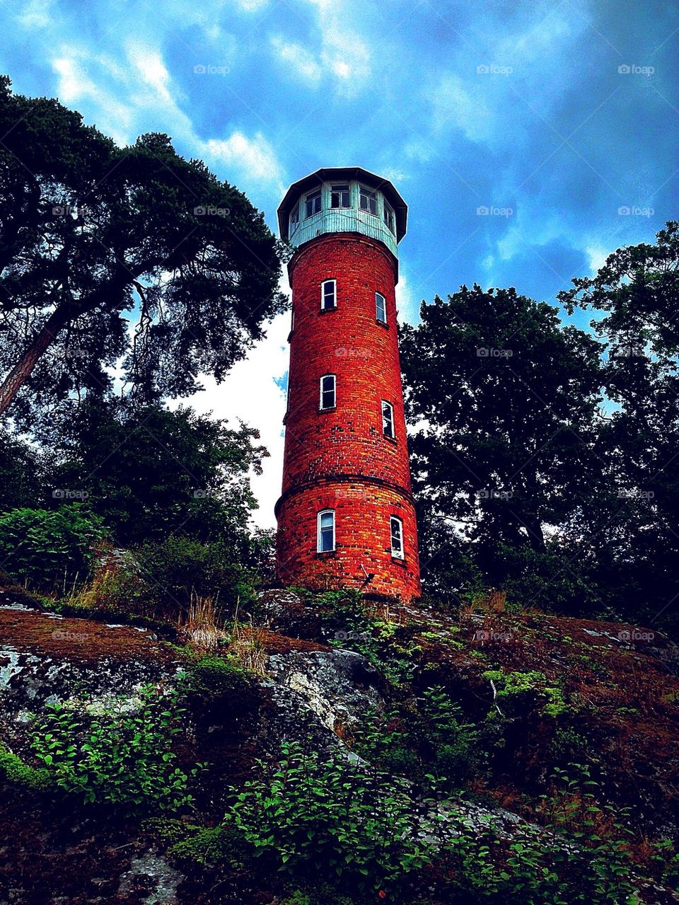 The lighthouse on top of the Hill