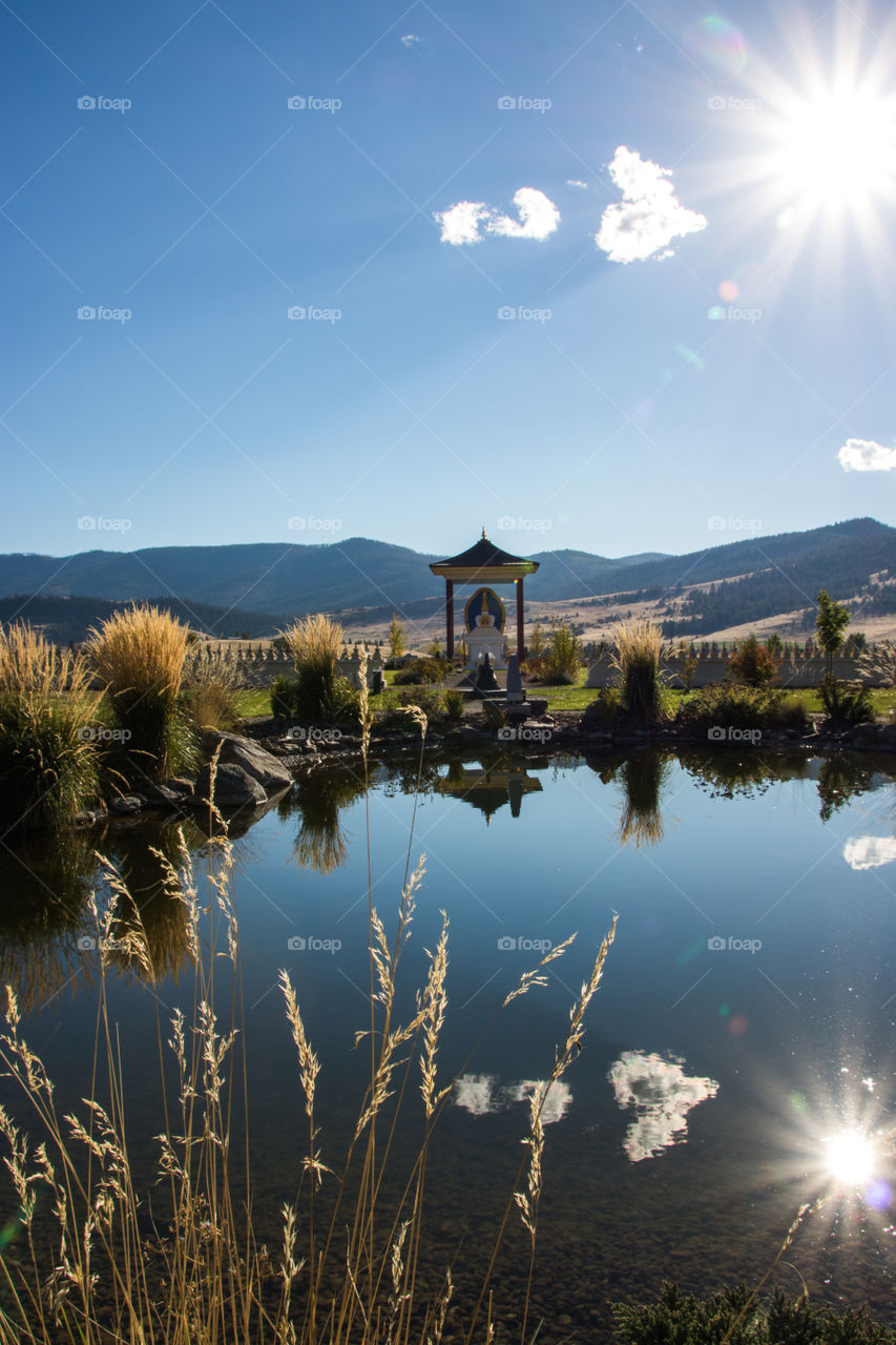 Garden of a Thousand Buddhas in Arlee, Montana. 