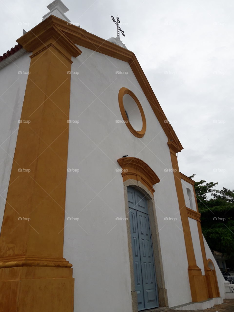 Church in Santo Antonio de Lisboa Village, Florianopolis, Brazil