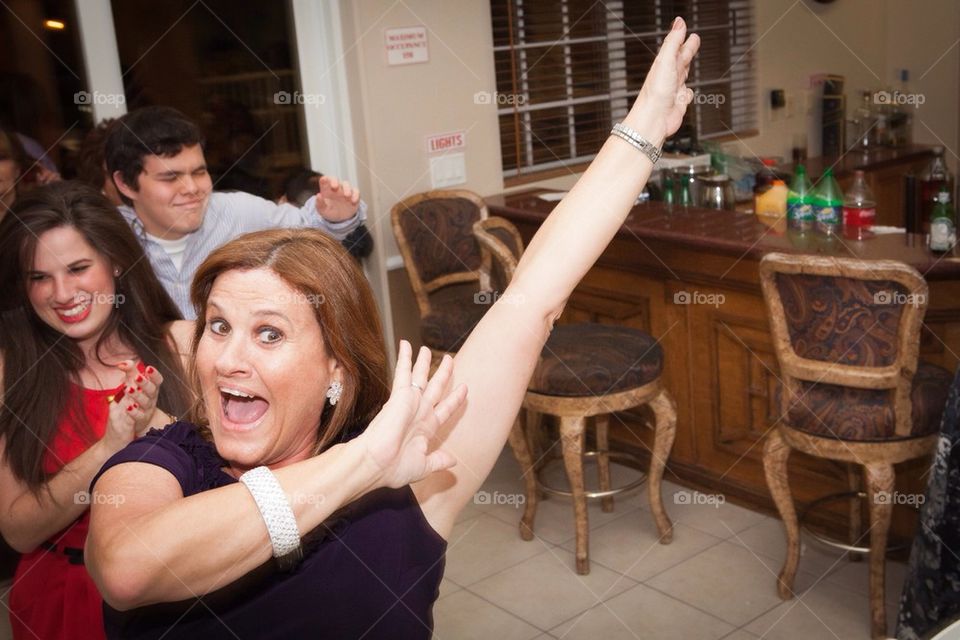 People dancing in a party